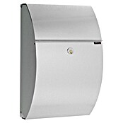Allux Briefkasten 7000 (L x B x H: 195 x 320 x 510 mm, Silber, Stahl) | BAUHAUS