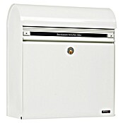 Allux Briefkasten KS200 (L x B x H: 170 x 400 x 445 mm, Weiß, Stahl, Namensschild) | BAUHAUS