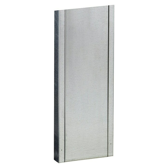 Allux Briefkastenständer Stand 1001 - Universal stand (L x B x H: 55 x 225 x 1 650 mm, Silber, Stahl) | BAUHAUS