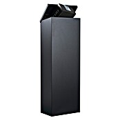 Allux Paketbox 600 (L x B x H: 230 x 380 x 1 050 mm, Schwarz, Stahl, Paketfach) | BAUHAUS