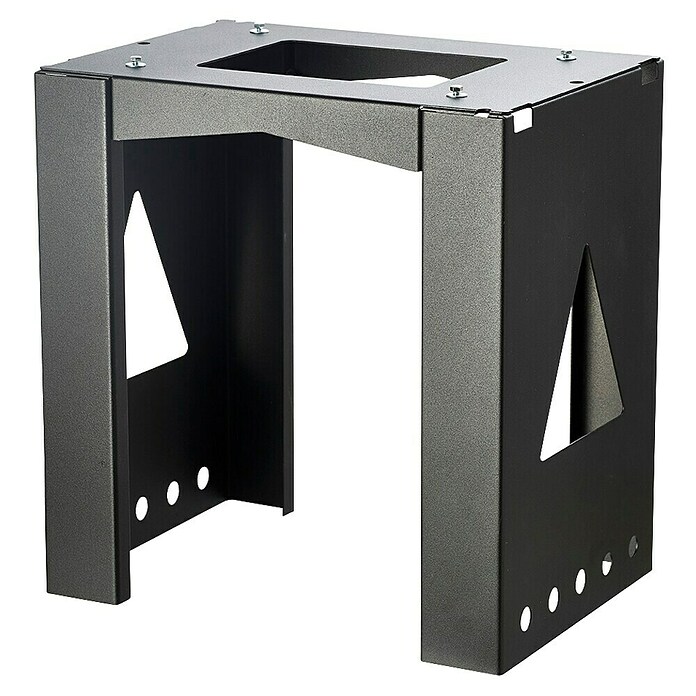 Allux Briefkastenständer 8002 (L x B x H: 225 x 380 x 400 mm, Schwarz, Stahl) | BAUHAUS