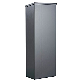 Allux Paketbox 600 (L x B x H: 230 x 380 x 1 050 mm, Anthrazit, Stahl, Paketfach)