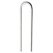 Allux Briefkastenständer Stand 1007 - curved stand (Höhe: 1 770 mm, Silber, Stahl) | BAUHAUS