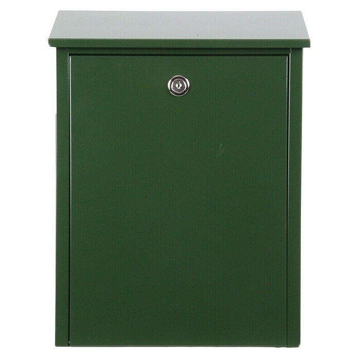 Allux Standbriefkasten 250 (L x B x H: 140 x 280 x 390 mm, Grün, Stahl) | BAUHAUS