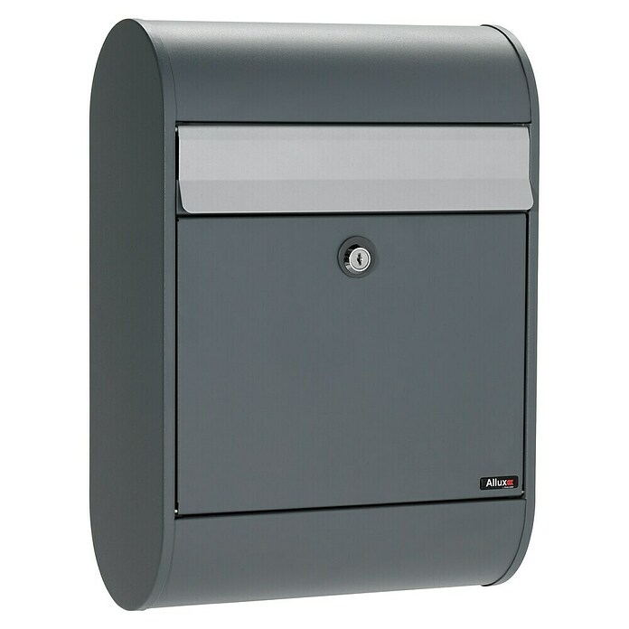 Allux Standbriefkasten 5000 (L x B x H: 160 x 320 x 460 mm, Anthrazit, Stahl) | BAUHAUS