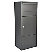 Allux Paketbox 800 (L x B x H: 280 x 390 x 980 mm, Anthrazit, Stahl, Paketfach, Entnahme: Vorne) | BAUHAUS