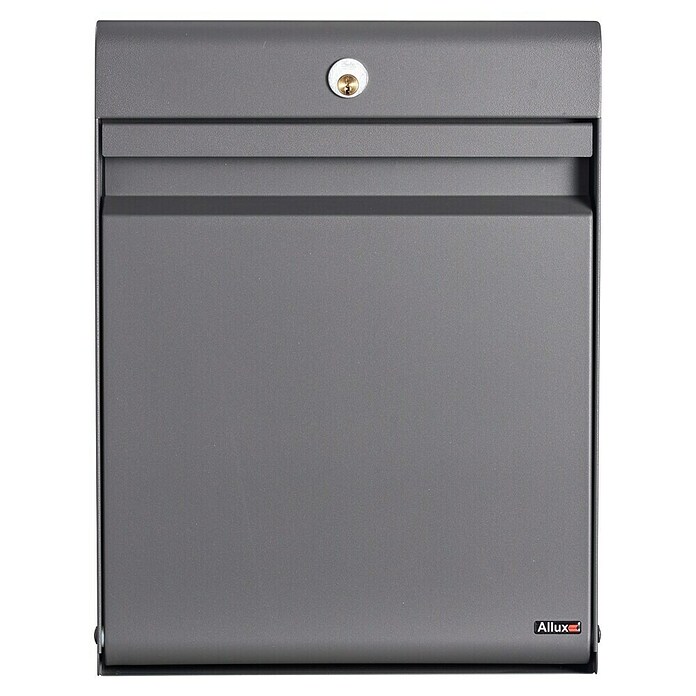 Allux Standbriefkasten Holscher (L x B x H: 175 x 370 x 480 mm, Anthrazit, Stahl) | BAUHAUS