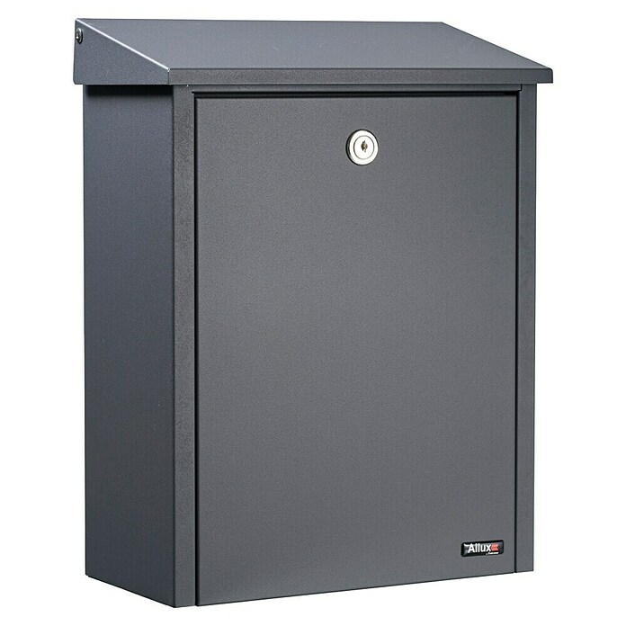 Allux Briefkasten 200 (L x B x H: 140 x 280 x 390 mm, Anthrazit, Stahl) | BAUHAUS