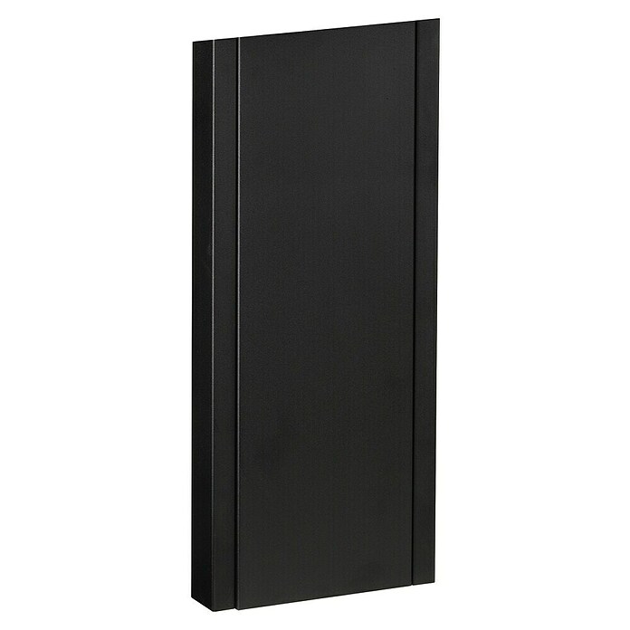 Allux Briefkastenständer 1001 (L x B x H: 55 x 225 x 1 650 mm, Schwarz, Stahl) | BAUHAUS