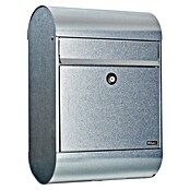 Allux Standbriefkasten 6000 (L x B x H: 170 x 345 x 485 mm, Silber, Stahl) | BAUHAUS