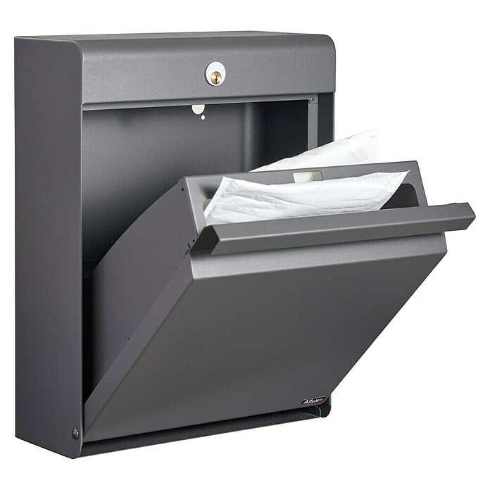 Allux Standbriefkasten Holscher (L x B x H: 175 x 370 x 480 mm, Anthrazit, Stahl) | BAUHAUS
