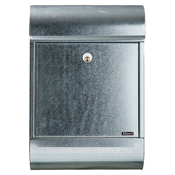 Allux Standbriefkasten 8900 (L x B x H: 160 x 340 x 500 mm, Silber, Stahl) | BAUHAUS