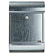 Allux Standbriefkasten 8900 (L x B x H: 160 x 340 x 500 mm, Silber, Stahl) | BAUHAUS
