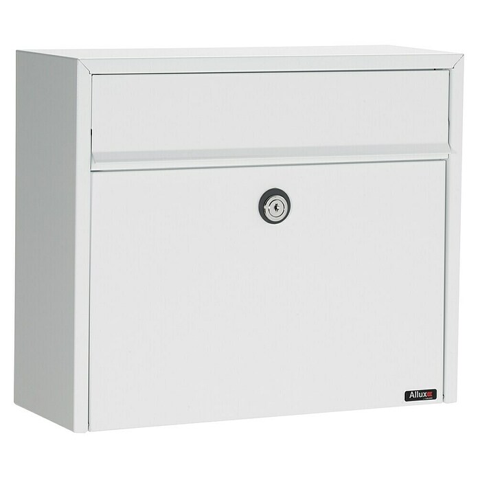 Allux Standbriefkasten LT150 (L x B x H: 150 x 390 x 330 mm, Weiß, Stahl) | BAUHAUS