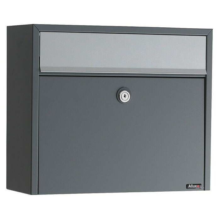 Allux Standbriefkasten LT150 (L x B x H: 150 x 390 x 330 mm, Anthrazit, Stahl) | BAUHAUS