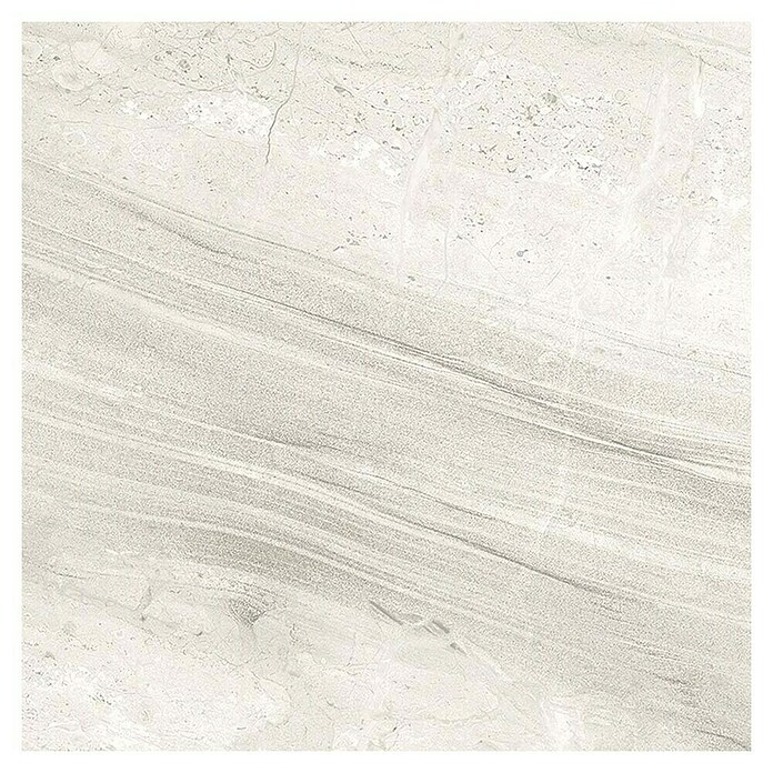 Tau ceramica Keramische tegel Litium Pearl (60 x 60 cm, Wit, Mat) | BAUHAUS
