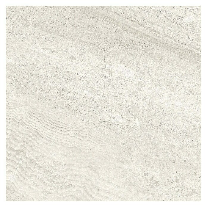 Tau ceramica Keramische tegel Litium Pearl (60 x 60 cm, Wit, Mat) | BAUHAUS