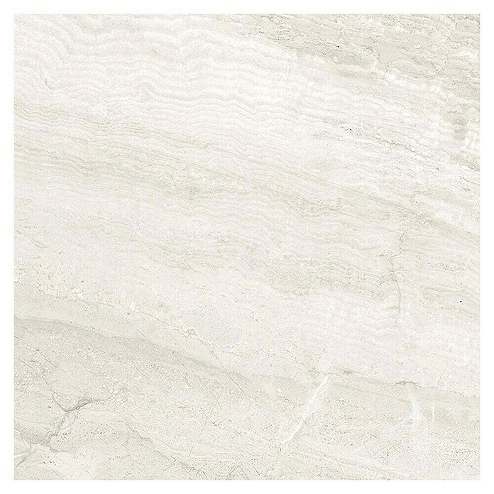 Tau ceramica Keramische tegel Litium Pearl (60 x 60 cm, Wit, Mat) | BAUHAUS