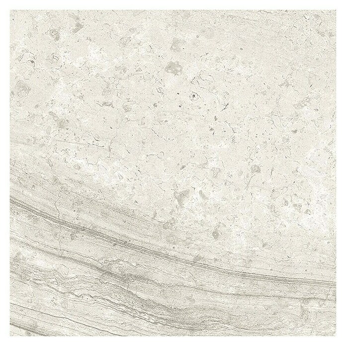 Tau ceramica Keramische tegel Litium Pearl (60 x 60 cm, Wit, Mat) | BAUHAUS