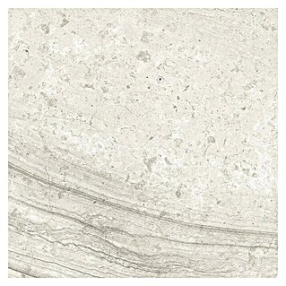 Tau ceramica Keramische tegel Litium Pearl (60 x 60 cm, Wit, Mat)