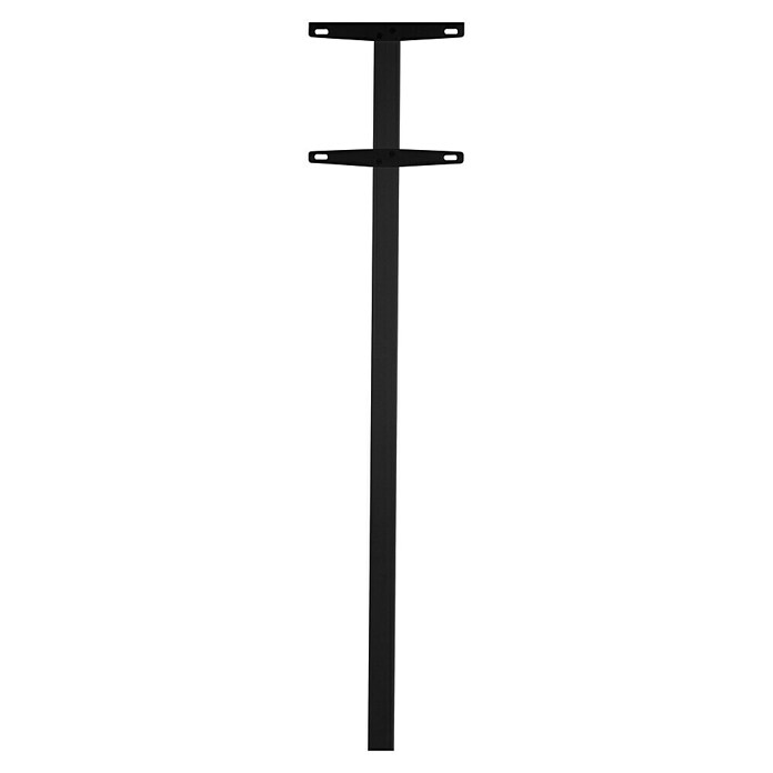 Allux Briefkastenständer 1003 (L x B x H: 20 x 40 x 160 mm, Schwarz, Stahl) | BAUHAUS