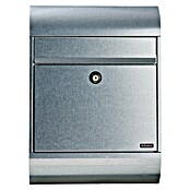 Allux Standbriefkasten 6000 (L x B x H: 170 x 345 x 485 mm, Silber, Stahl) | BAUHAUS