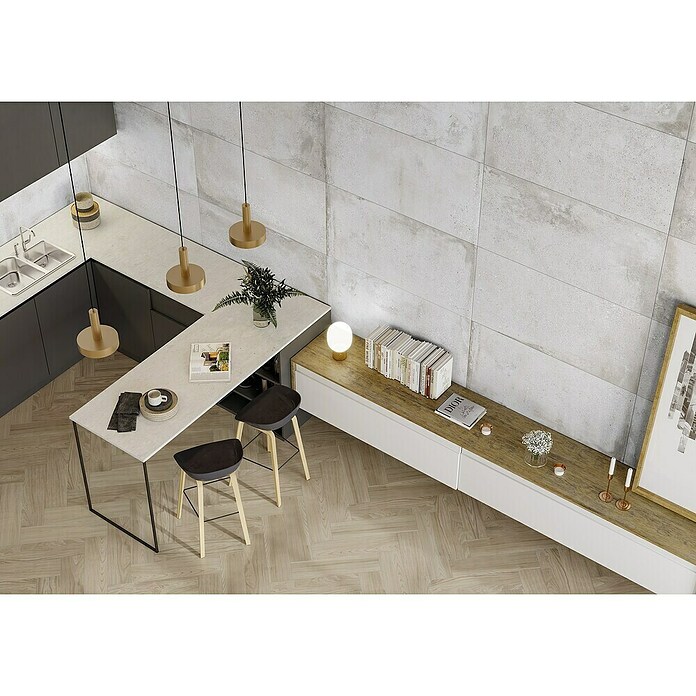 BHS Showroom Keramische tegel (60 x 120 cm, Kalksteenmeel)