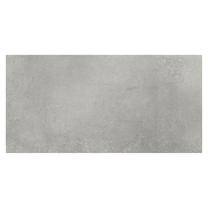 Revestimiento de pared Energy - 60 x 30 cm, Gris, Mate, Espesor: 8 mm - Se muestra una sola baldosa de suelo gris con una superficie sutilmente texturizada, ideal para espacios habitables modernos.