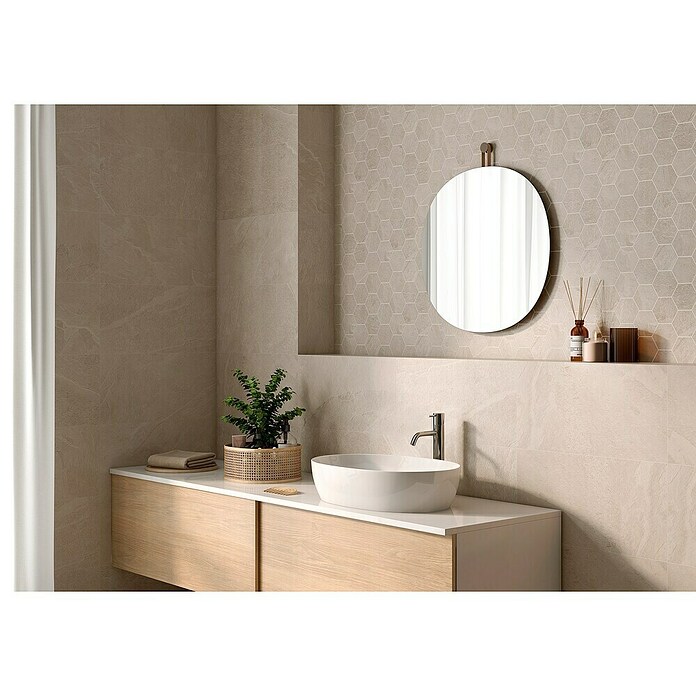 Halcón Keramische tegel Aura Sand (30 x 60 cm, Sand, Mat, Dikte: 9,5 mm) | BAUHAUS