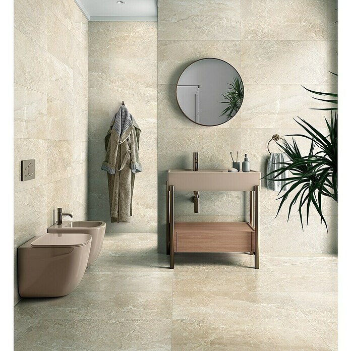 Halcón Keramische tegel Tempo Nature (60 x 30 cm, Beige, Mat, Dikte: 8 mm) | BAUHAUS