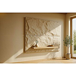 BHP Okrasni panel iz poliuretanskega kamna Golden (Š x V: 60 x 120 cm, 2 kos, Golden)