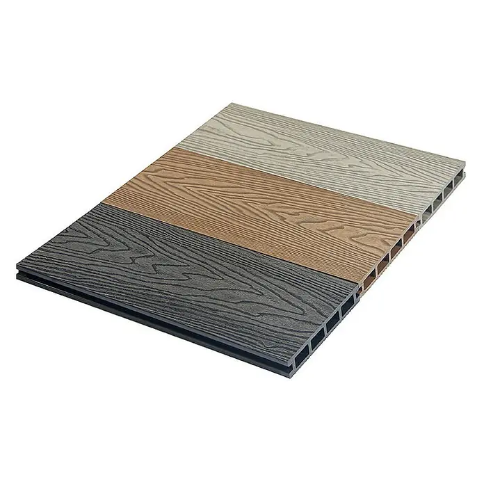 Home Deluxe Terrassenfliese SAMANA PREMIUM 2m² - Teak, Matt - Auswahl an WPC-Terrassendielen in verschiedenen Farben. Die Dielen haben eine authentische Holzoptik und sind langlebig.