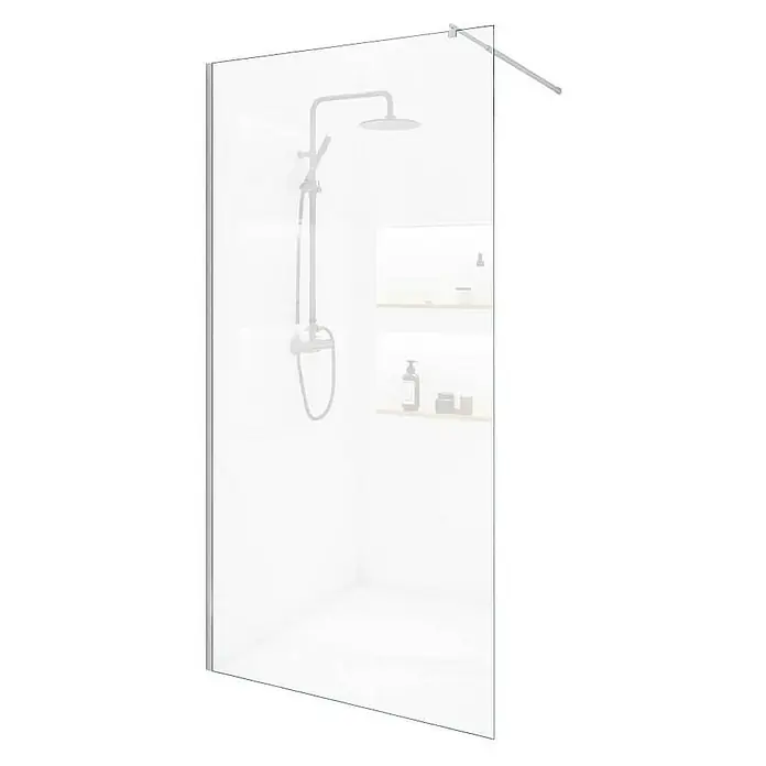 Home Deluxe Duschwand - Klarglas - Duschabtrennung: Elegantes Design mit klaren Linien und minimalistischer Ästhetik. Ideal für moderne Badezimmer.