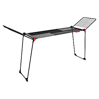 Vileda Zložljivo stojalo za sušenje perila (Dolžina vrvi za perilo: 30 m, Do x Š x V: 304 x 56 x 128 cm, Črna)