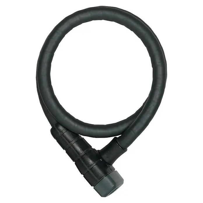 Abus Panzerkabelschloss Microflex 6615K - Länge: 85 cm - Bügelschloss für Fahrräder, robust und sicher, ideal zum Schutz vor Diebstahl. Zuverlässiger Schutz für Ihr Fahrrad.