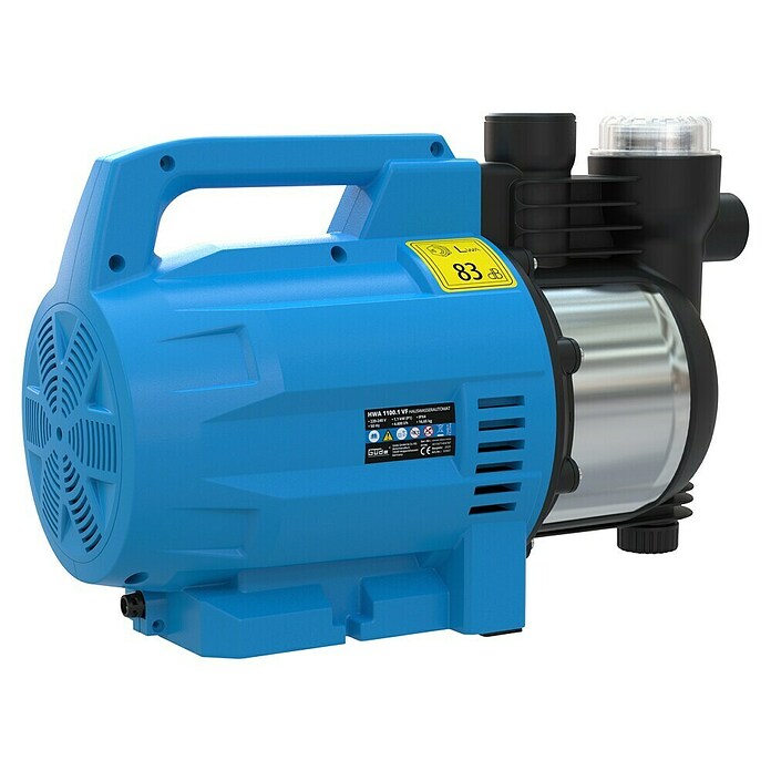 Güde Hauswasserautomat HWA 1100.1 VF mit Wasserfilter (1 100 W, Max. Fördermenge: 4 600 l/h, Max. Druck: 4,6 bar) | BAUHAUS