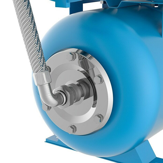 Güde Hauswasserwerk MP 120/5A 24 LT (1 300 W, Max. Fördermenge: 5 400 l/h, Max. Druck: 5,4 bar) | BAUHAUS