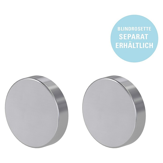 Diamond Doors Zimmertürgarnitur L-Form Premium Smart2Lock links (Stärke Tür: 38 mm - 45 mm, L-Form, Edelstahl matt, DIN Anschlag: Links, Passend für: Türen ohne Schlüssellochbohrung, Türen mit Schlüssellochbohrung benötigen zusätzlich eine Blindrosette) | BAUHAUS