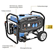 Güde Stromerzeuger GSE 4701 RS (3,6 kW, Verbrauch: 1,25 l/h, Tankvolumen: 15 l) | BAUHAUS