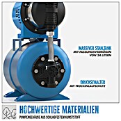 Güde Hauswasserwerk HWW 1400.2 VF (1 400 W, Max. Fördermenge: 4 800 l/h, Max. Druck: 4,8 bar) | BAUHAUS