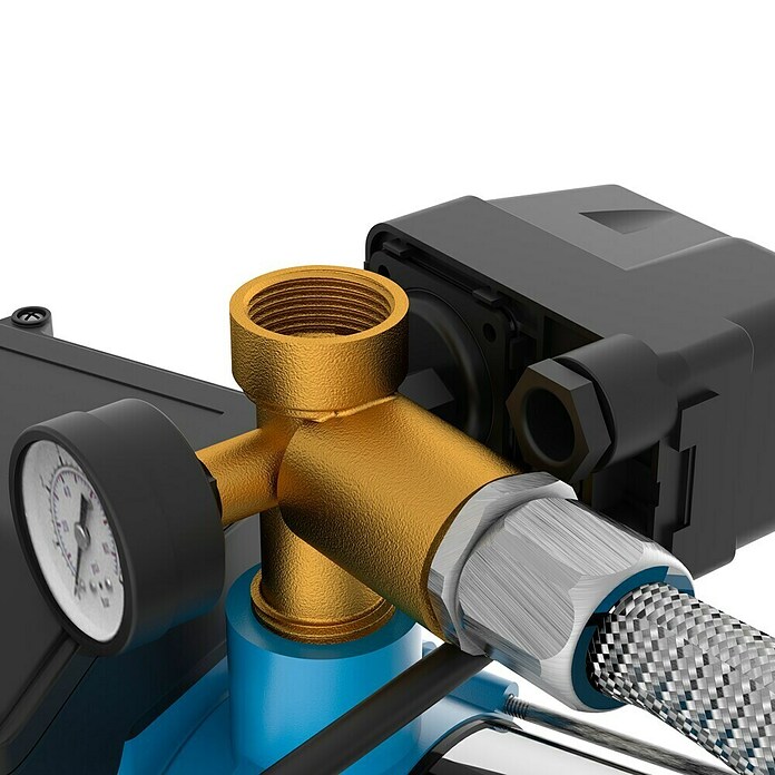 Güde Hauswasserwerk MP 120/5A 24 LT (1 300 W, Max. Fördermenge: 5 400 l/h, Max. Druck: 5,4 bar) | BAUHAUS