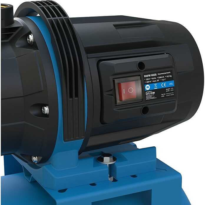 Güde Hauswasserwerk HWW 6035 (600 W, Max. Fördermenge: 3 200 l/h, Max. Druck: 3,5 bar) | BAUHAUS