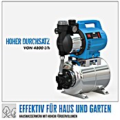 Güde Hauswasserwerk HWW 1400.3 VF INOX (1 400 W, Max. Fördermenge: 4 800 l/h, Max. Druck: 4,8 bar) | BAUHAUS