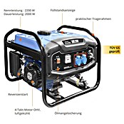 Güde Stromerzeuger GSE 2701 (2,2 kW, Tankvolumen: 15 l, Verbrauch: 1,25 l/h) | BAUHAUS