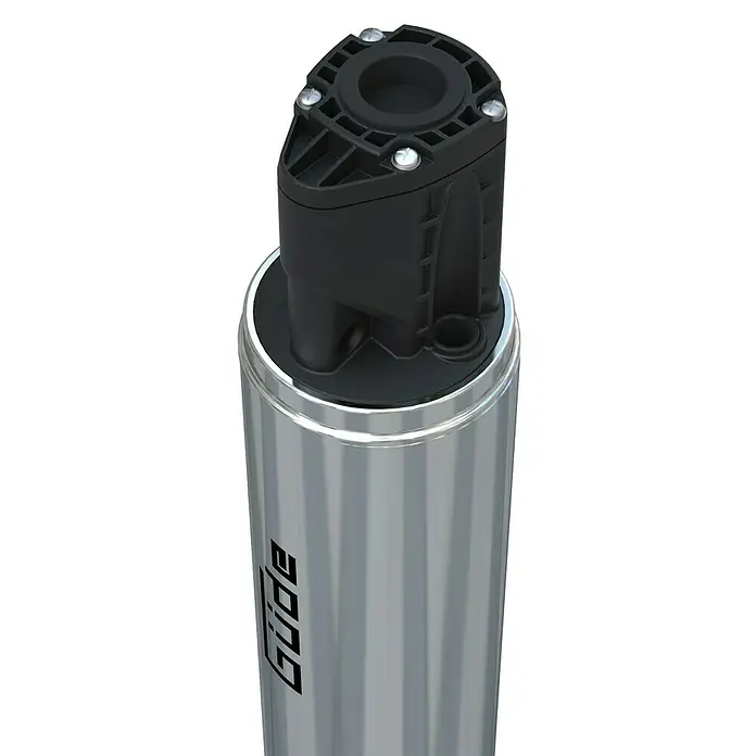 Güde Tiefbrunnenpumpe GTT 900.1 - 900 W, Max. Fördermenge: 4.500 l/h, Max. Druck: 6 bar - Bild einer Tauchdruckpumpe, ideal für Brunnen und Zisternen, mit robustem Edelstahlgehäuse und leistungsstarkem Motor für zuverlässige Leistung.