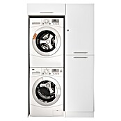 Respekta Wasmachinekast Clara (l x b: 67,6 x 117,4 cm, Wit, Met hoge kast en wasmachinekast) | BAUHAUS