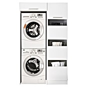 Respekta Wasmachinekast Clara (l x b: 67,6 x 117,4 cm, Wit, Met waskast en wasmachinekast) | BAUHAUS