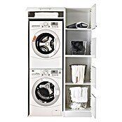 Respekta Wasmachinekast Clara (l x b: 67,6 x 117,4 cm, Wit, Met waskast en wasmachinekast) | BAUHAUS