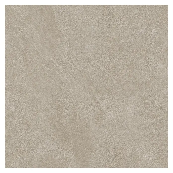 Terrassenfliese Stoneline - 60 x 60 x 2 cm, Beige/Grau, Matt - Bild eines quadratischen, beigen Keramikfliesenmusters mit dezenter Textur, ideal für Boden- oder Wandbeläge.