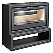 Invicta Hogar de leña Iskra (11 kW, Volumen de calefacción: 260 m³, Antracita) | BAUHAUS